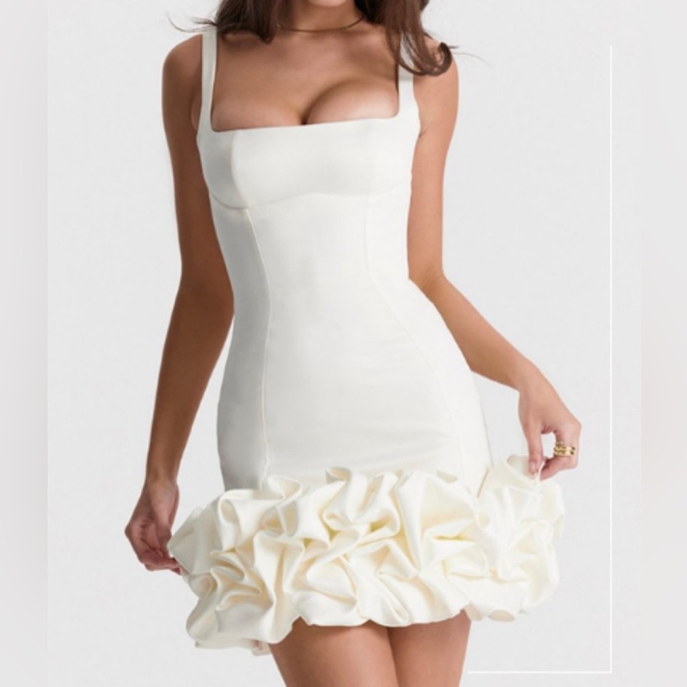 House of CB Cream Mini Dress